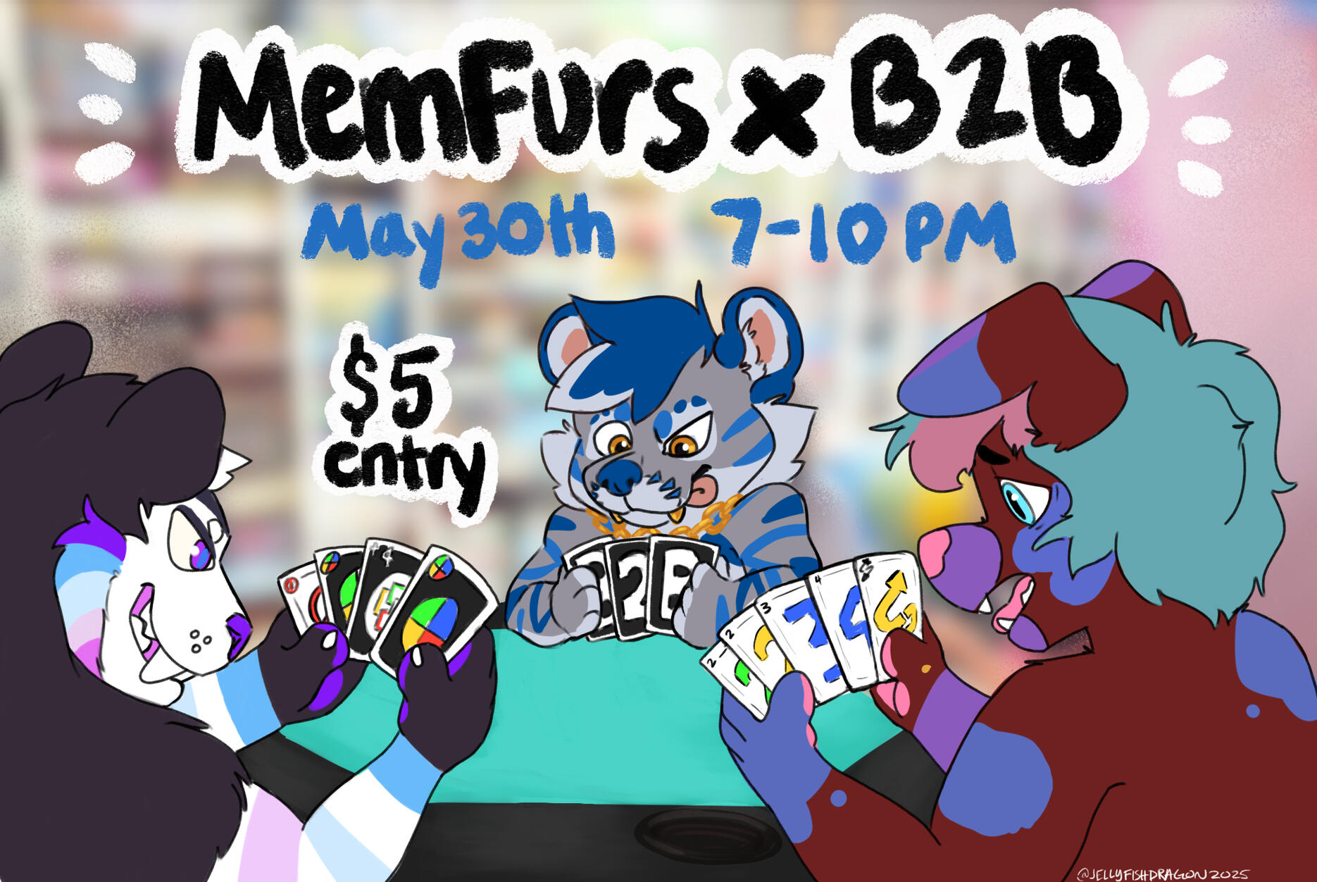 MemFurs picnic advertisement.