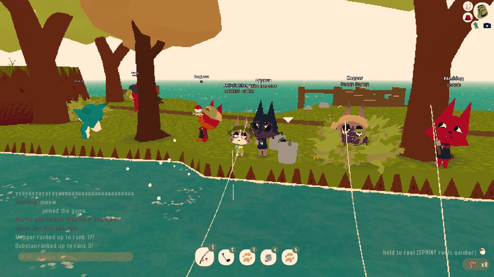 Webfishing game night.