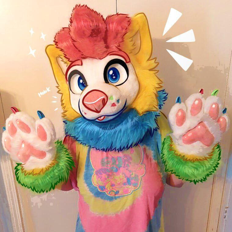 Charlie's fursuit photo.